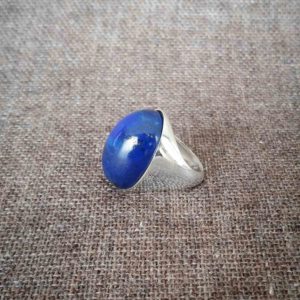 anillo cabouchon plata artesanal | TANA tienda